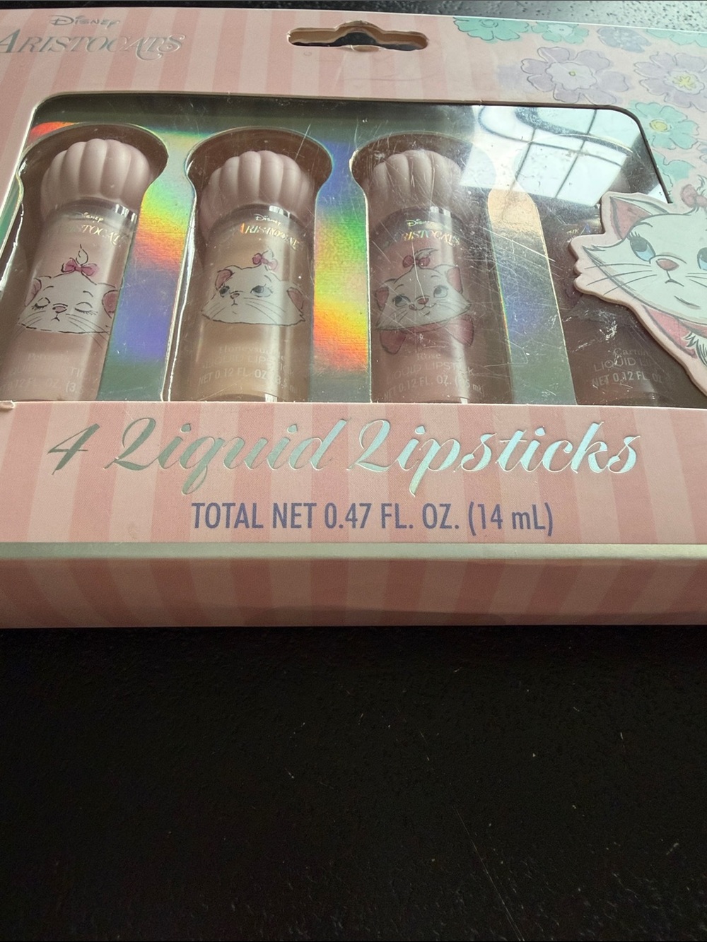 Disney The Aristocats Taste Beauty 4 liquid lipsticks - Picture 2 of 5